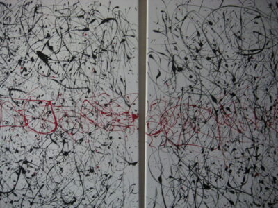 Bärbel Niewöhner - 188 Titel Nr. 33 u. 189 Titel Nr. 34 nach Jackson Pollock